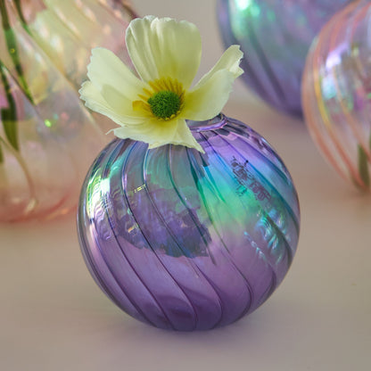 Iridescent Ball Bud Vases - High Street Cottage