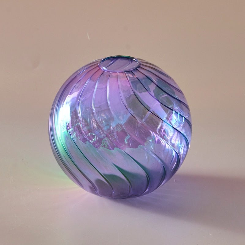 Iridescent Ball Bud Vases - High Street Cottage