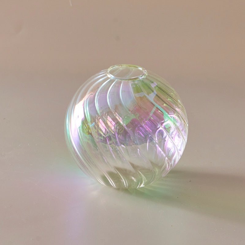 Iridescent Ball Bud Vases - High Street Cottage