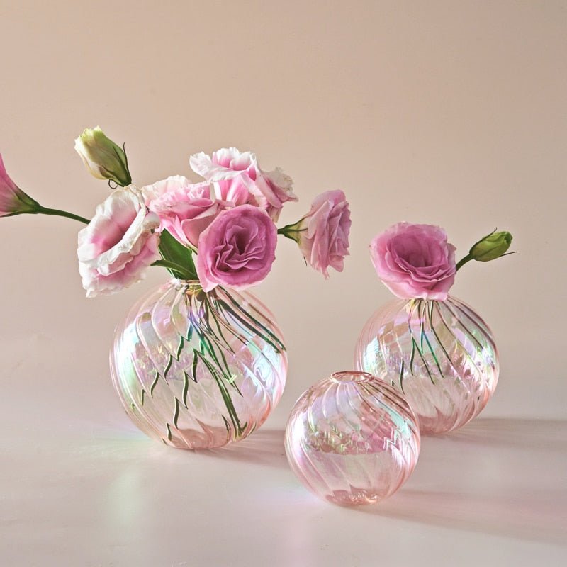 Iridescent Ball Bud Vases - High Street Cottage