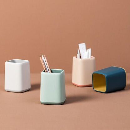 Minimalist Desk Accessories in Two Tones - High Street Cottage