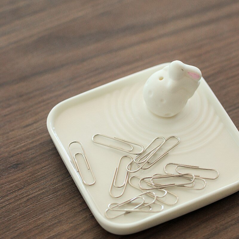 Minimalist Rabbit Ceramic Incense Burner Tray - High Street Cottage