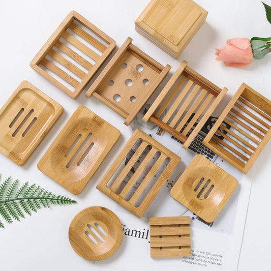 Natural Bamboo Soap Dishes - High Street Cottage