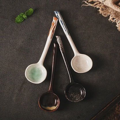 Rustic Ceramic Teaspoons - High Street Cottage