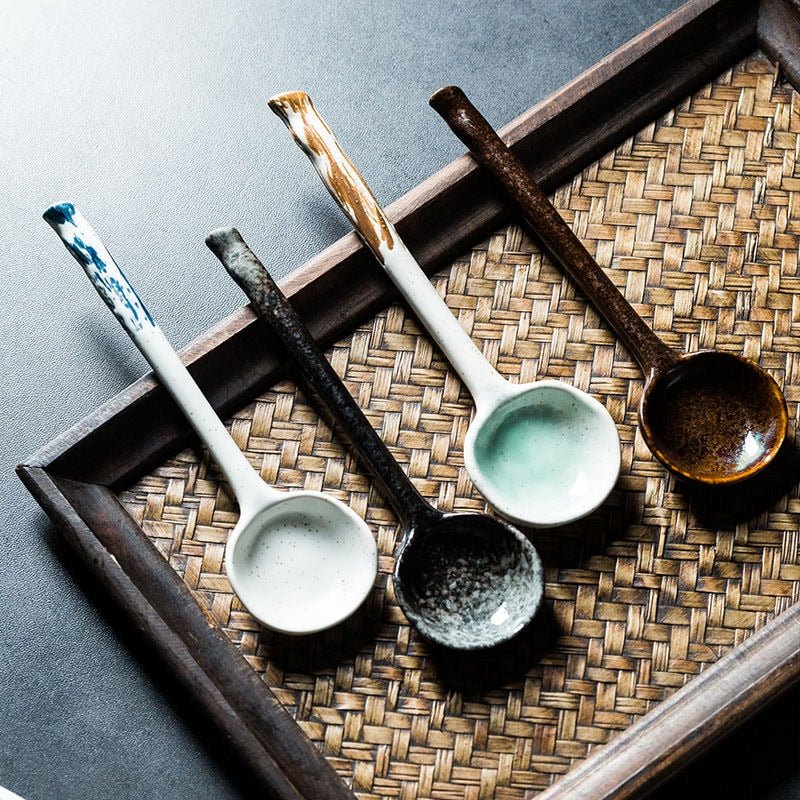 Rustic Ceramic Teaspoons - High Street Cottage