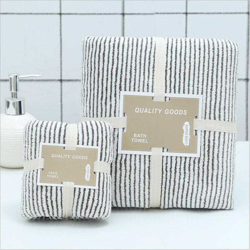 Soft Velvety Bath Towels - High Street Cottage
