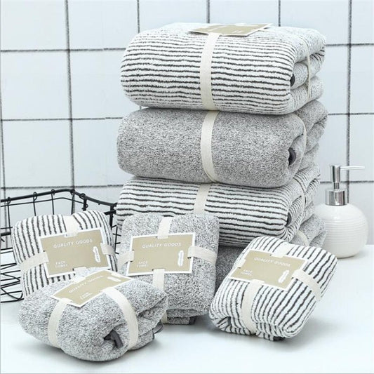 Soft Velvety Bath Towels - High Street Cottage