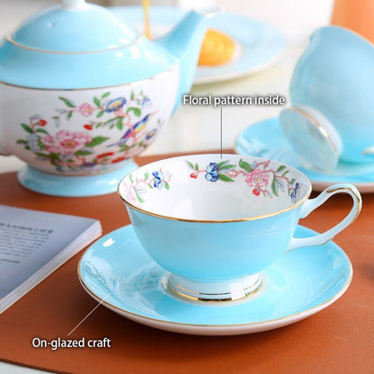 Spring Floral Porcelain Tea Set - High Street Cottage