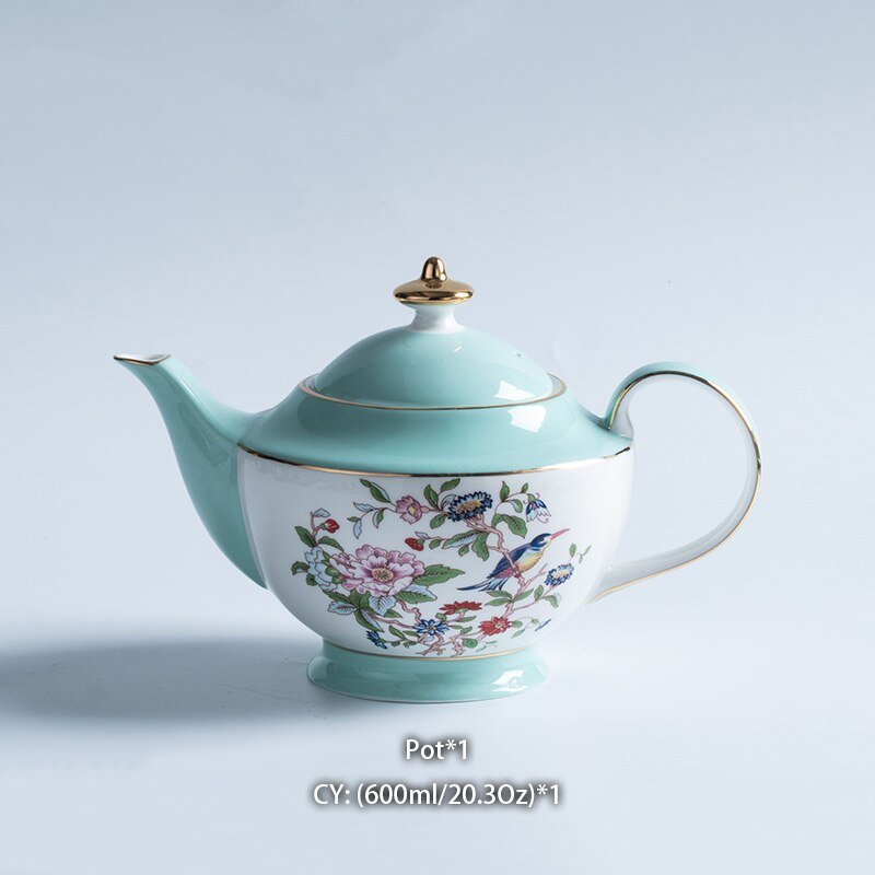 Spring Floral Porcelain Tea Set - High Street Cottage