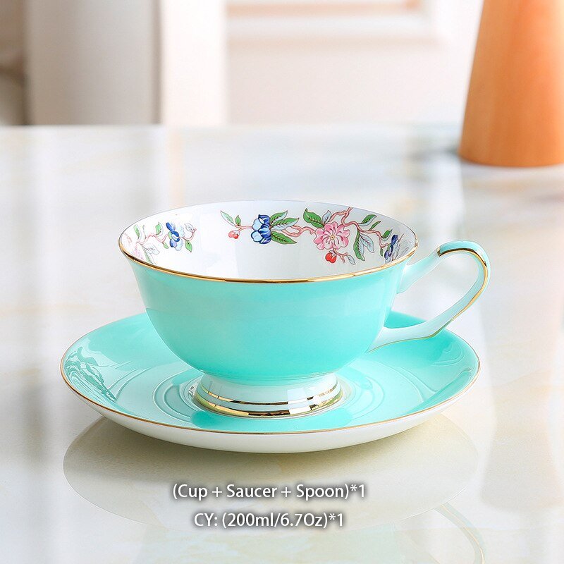 Spring Floral Porcelain Tea Set - High Street Cottage