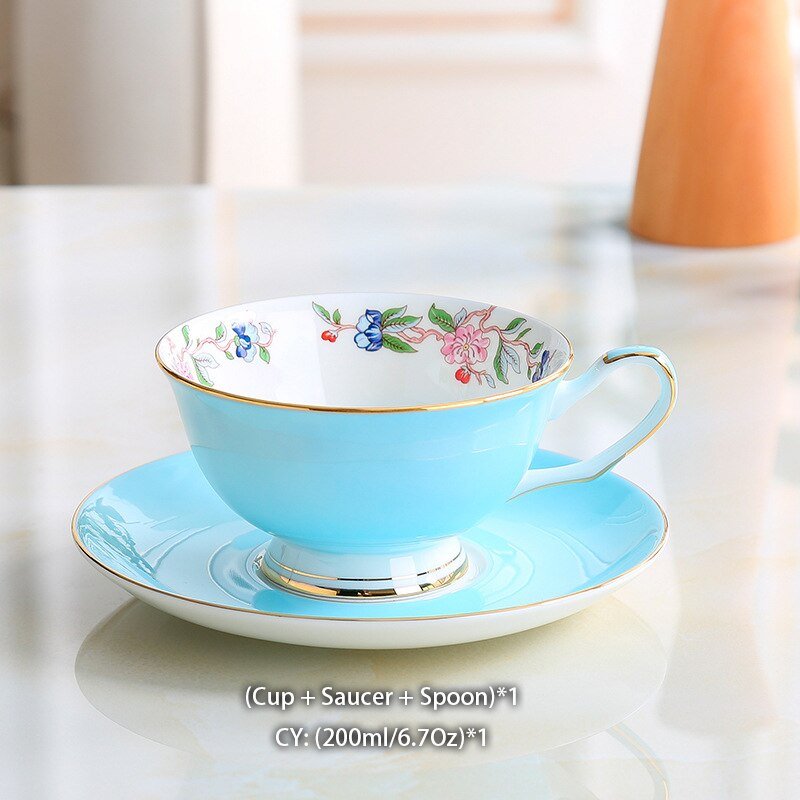 Spring Floral Porcelain Tea Set - High Street Cottage