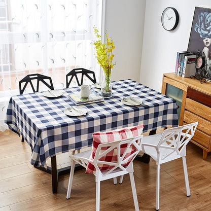 Traditional Plaid/Gingham Country Tablecloths - 5 color choices - High Street Cottage
