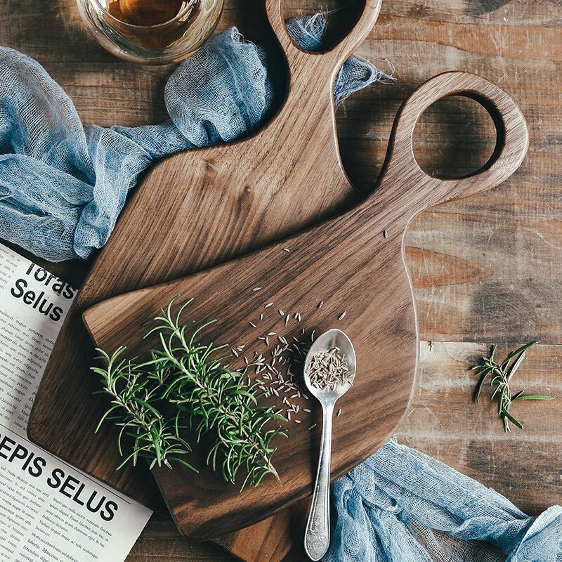 Unique Nested Walnut Cutting Board Set - High Street Cottage