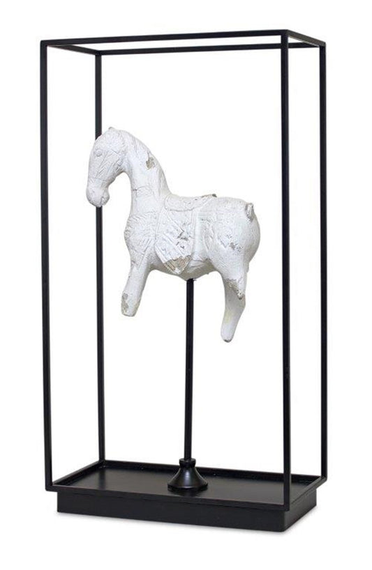 Unique Resin horse statue - High Street Cottage