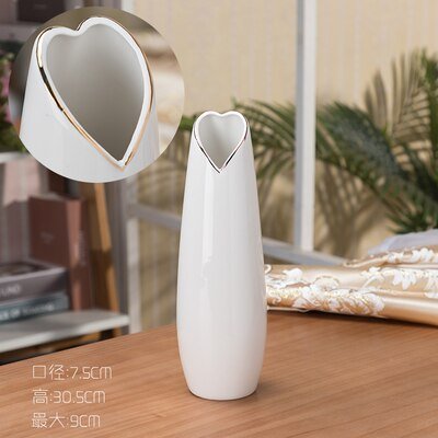 Vintage Style Creamy White Ceramic Bud Vases - High Street Cottage