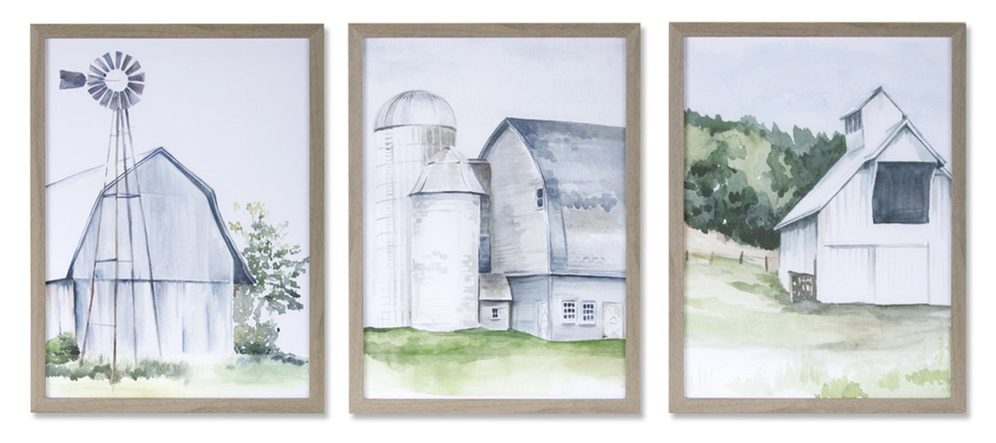 Watercolor Farm Prints - High Street Cottage