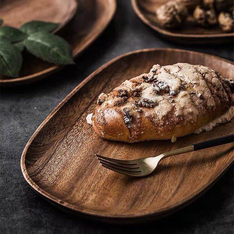 Wood Serving Dishes - Irregular Oval Shapes - High Street Cottage