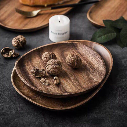 Wood Serving Dishes - Irregular Oval Shapes - High Street Cottage