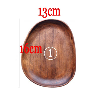 Wood Serving Dishes - Irregular Oval Shapes - High Street Cottage