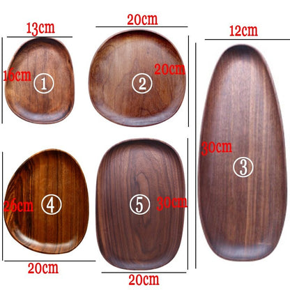 Wood Serving Dishes - Irregular Oval Shapes - High Street Cottage